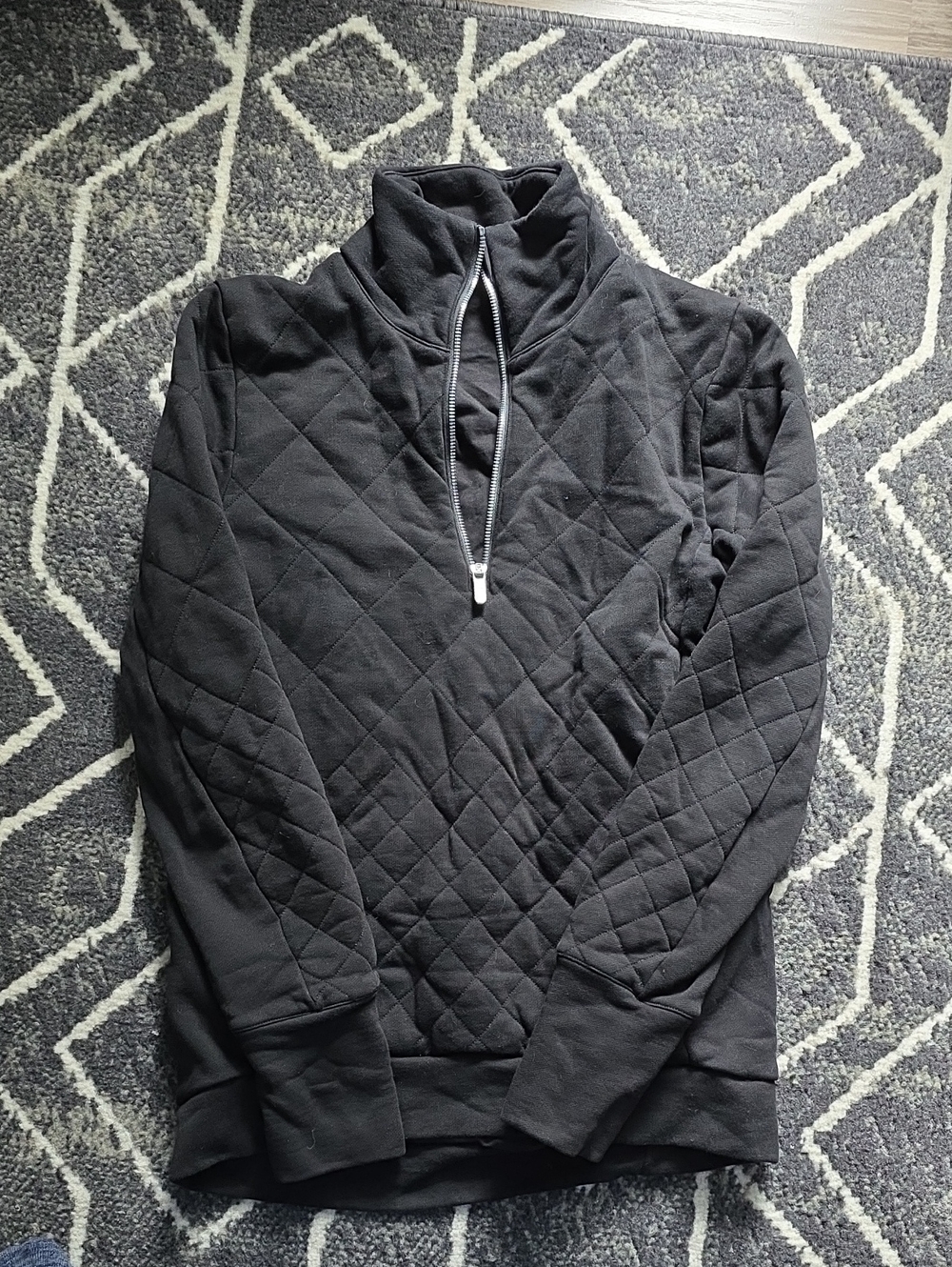 lululemon athletica woMen’s Quilted Half-Zip Pullover - Black